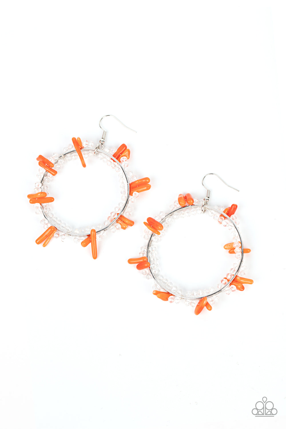 Ocean Surf - Orange Earring