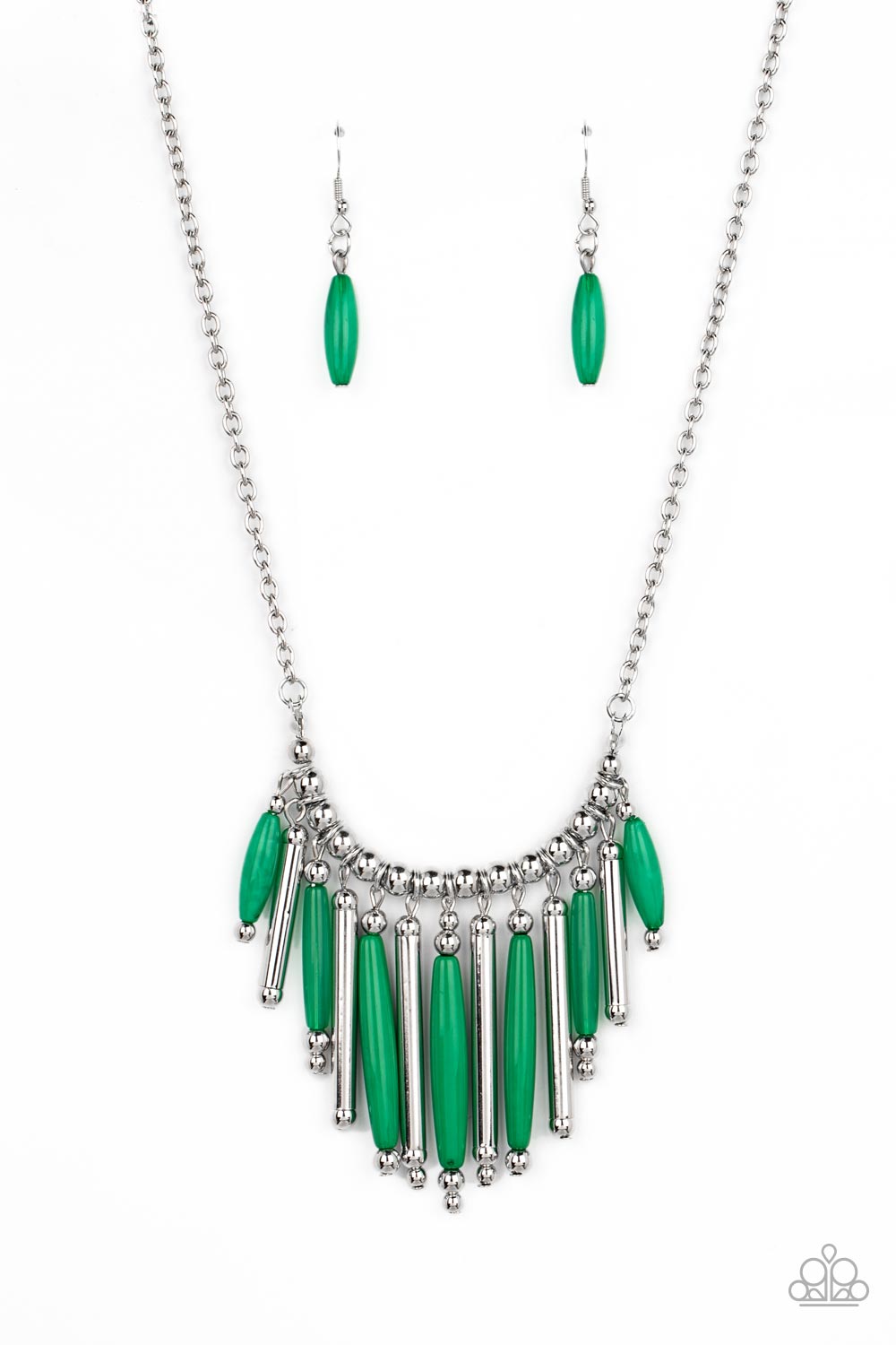 Bohemian Breeze - Green Necklace