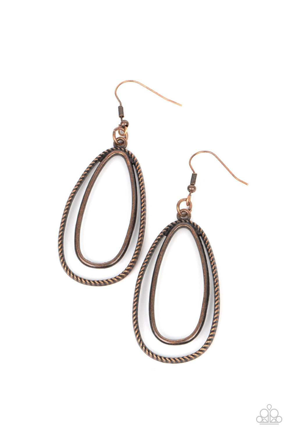 Lend Me Your Lasso - Copper Earring