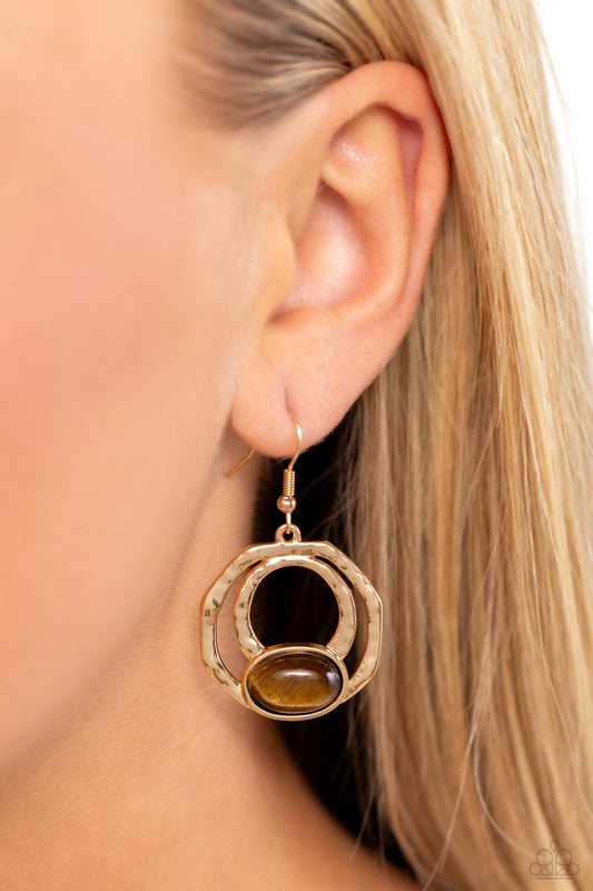 Terrestrial Retreat - Brown Earring