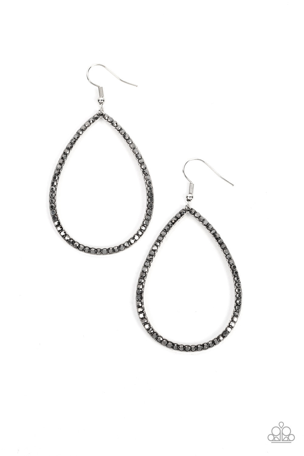 Black Tie Optional - Silver Earring