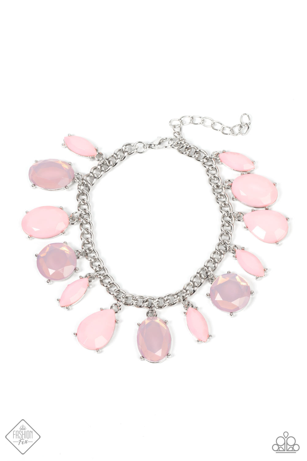 Serendipitous Shimmer - Pink Bracelet - Fashion Fix February 2022