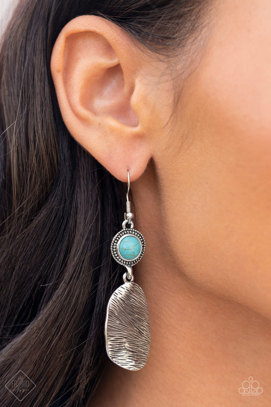 HOMESTEAD on the Range - Blue Earring - Fashion Fix March 2022