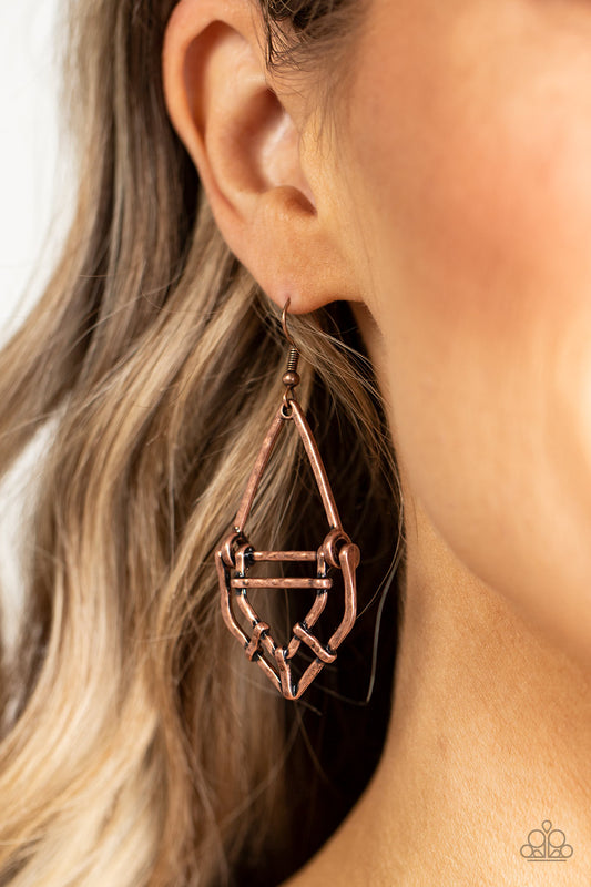 Artisan Apparatus - Copper Earring