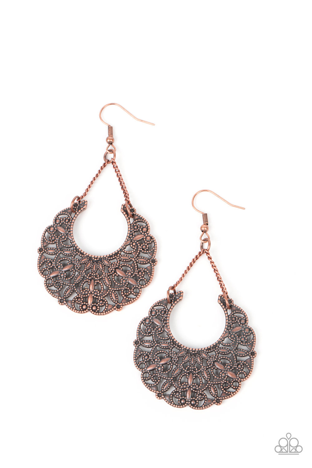 Country Cornucopia - Copper Earring