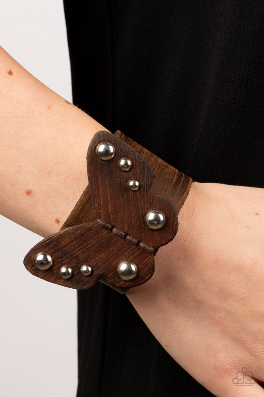 Butterfly Farm - Brown Bracelet