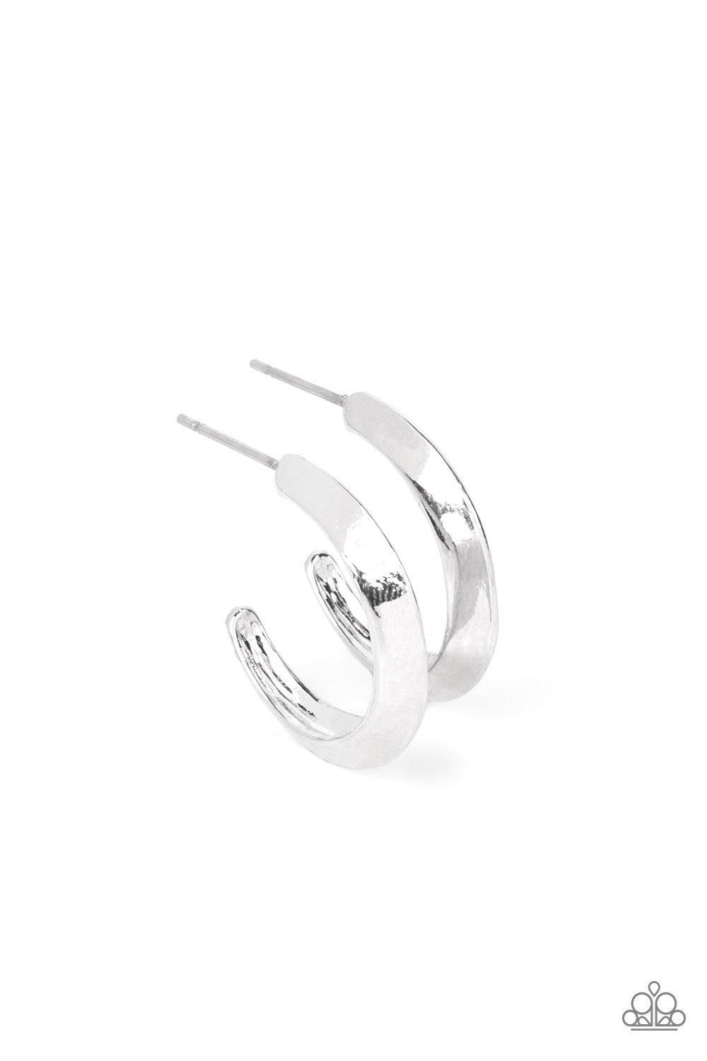 BEVEL Up - Silver Earring