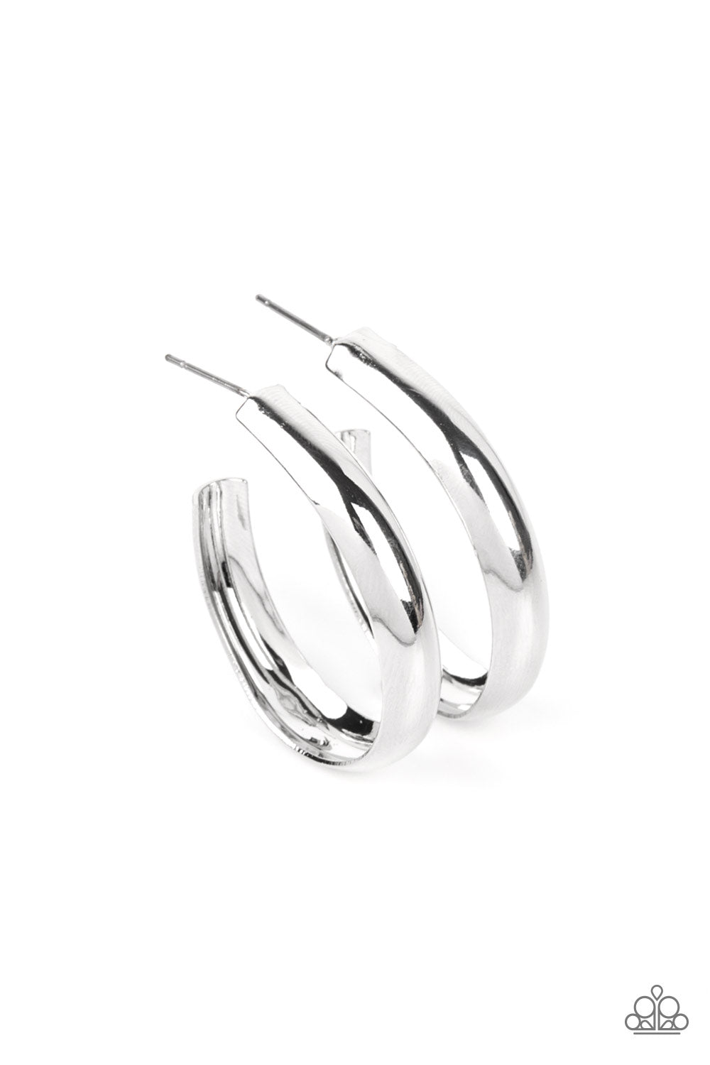 Champion Curves - Silver Earring