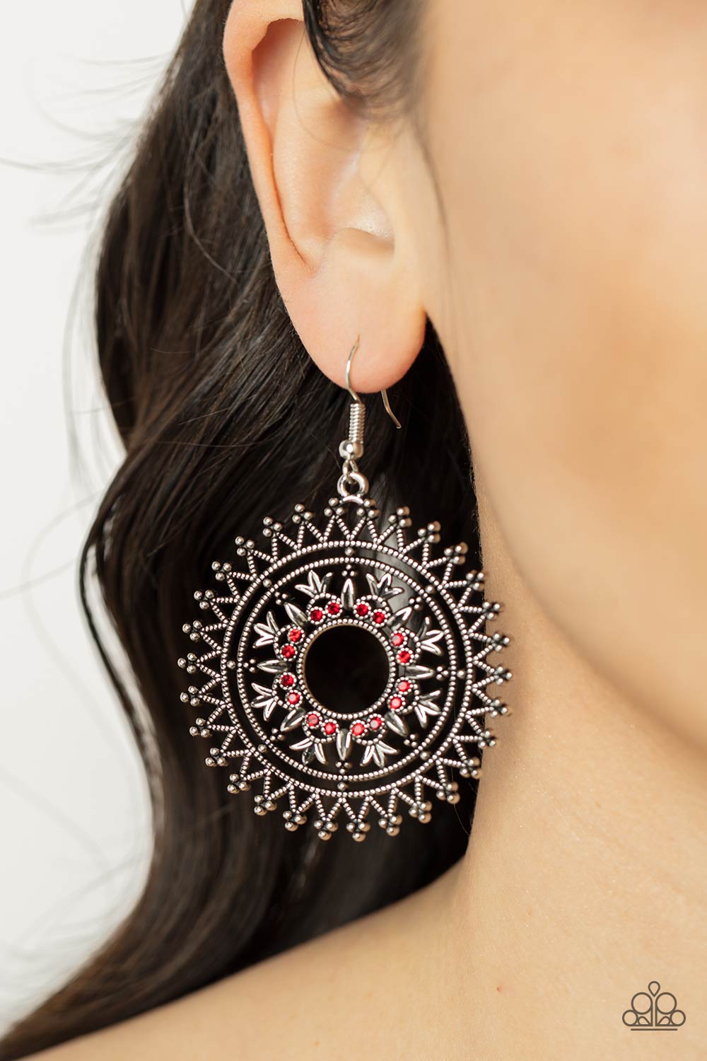 Revel in Radiance - Red Earring