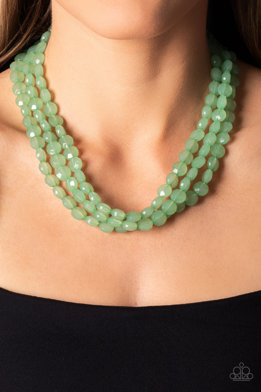 Boundless Bliss - Green Necklace