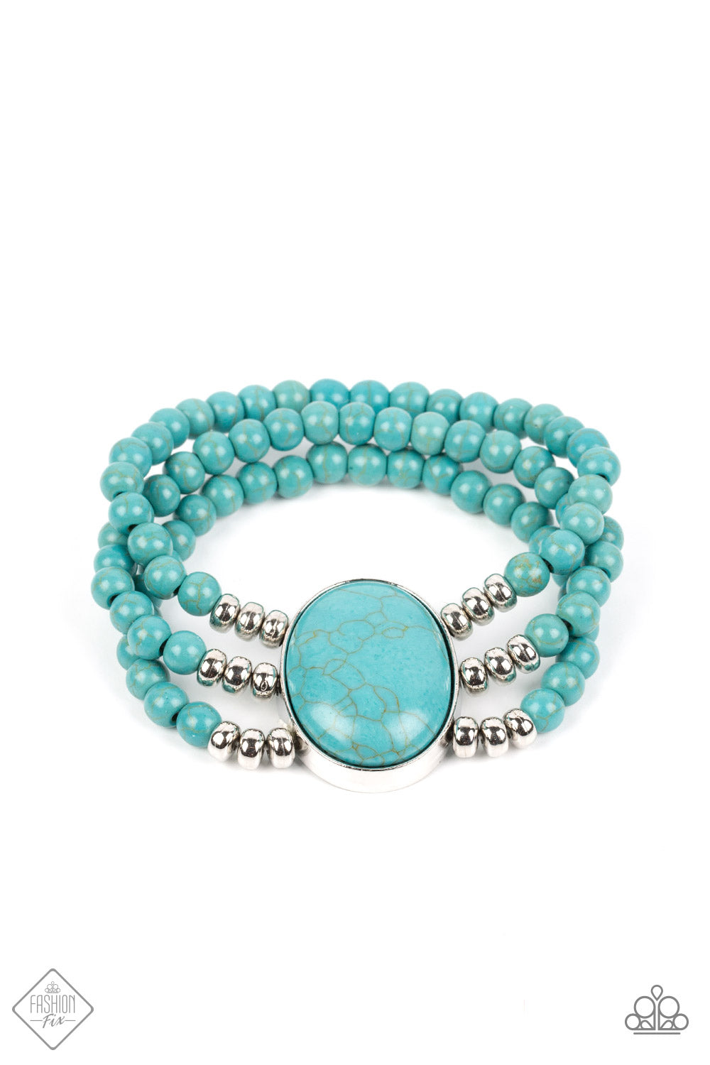 Stone Pools - Blue Bracelet -  Fashion Fix - May 2022