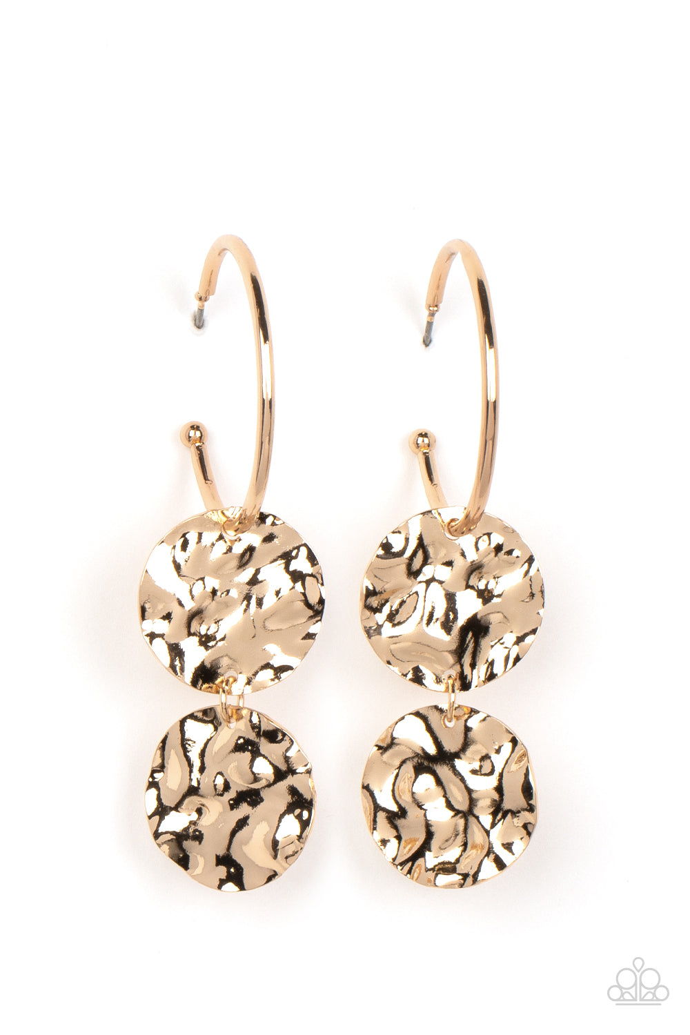 Sending Shock Waves - Gold Earring