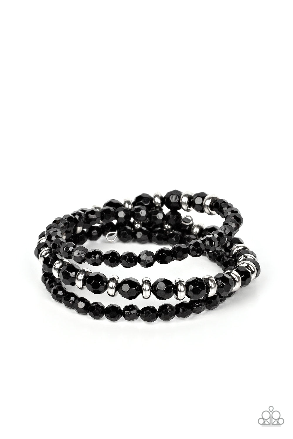 Its a Vibe - Black Infinity Wrap Bracelet