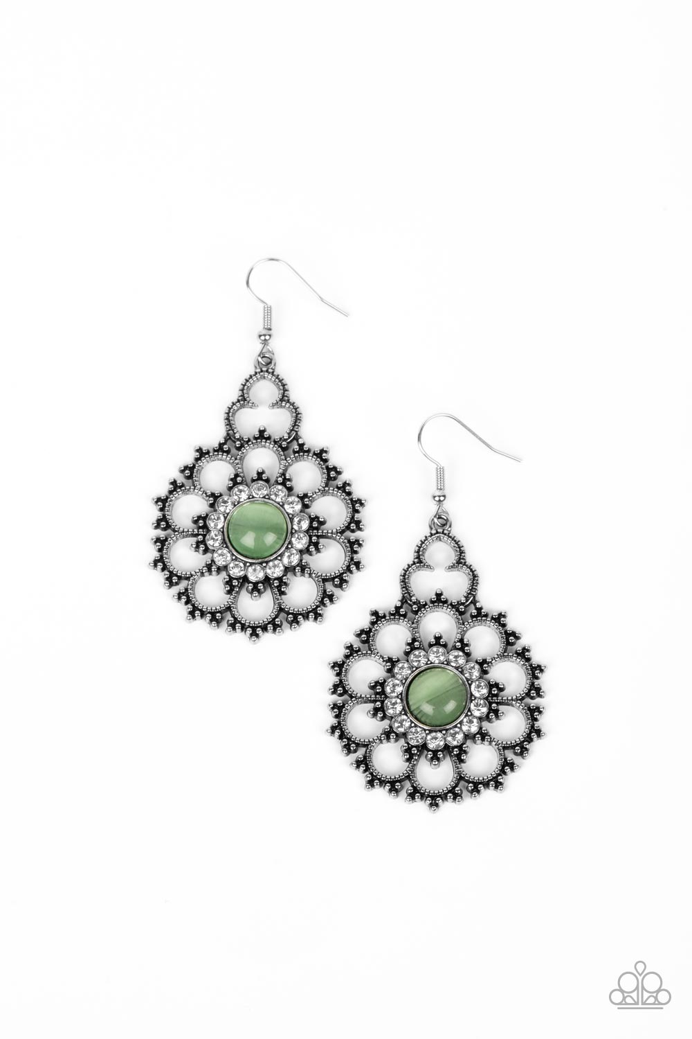 Floral Renaissance - Green Earring