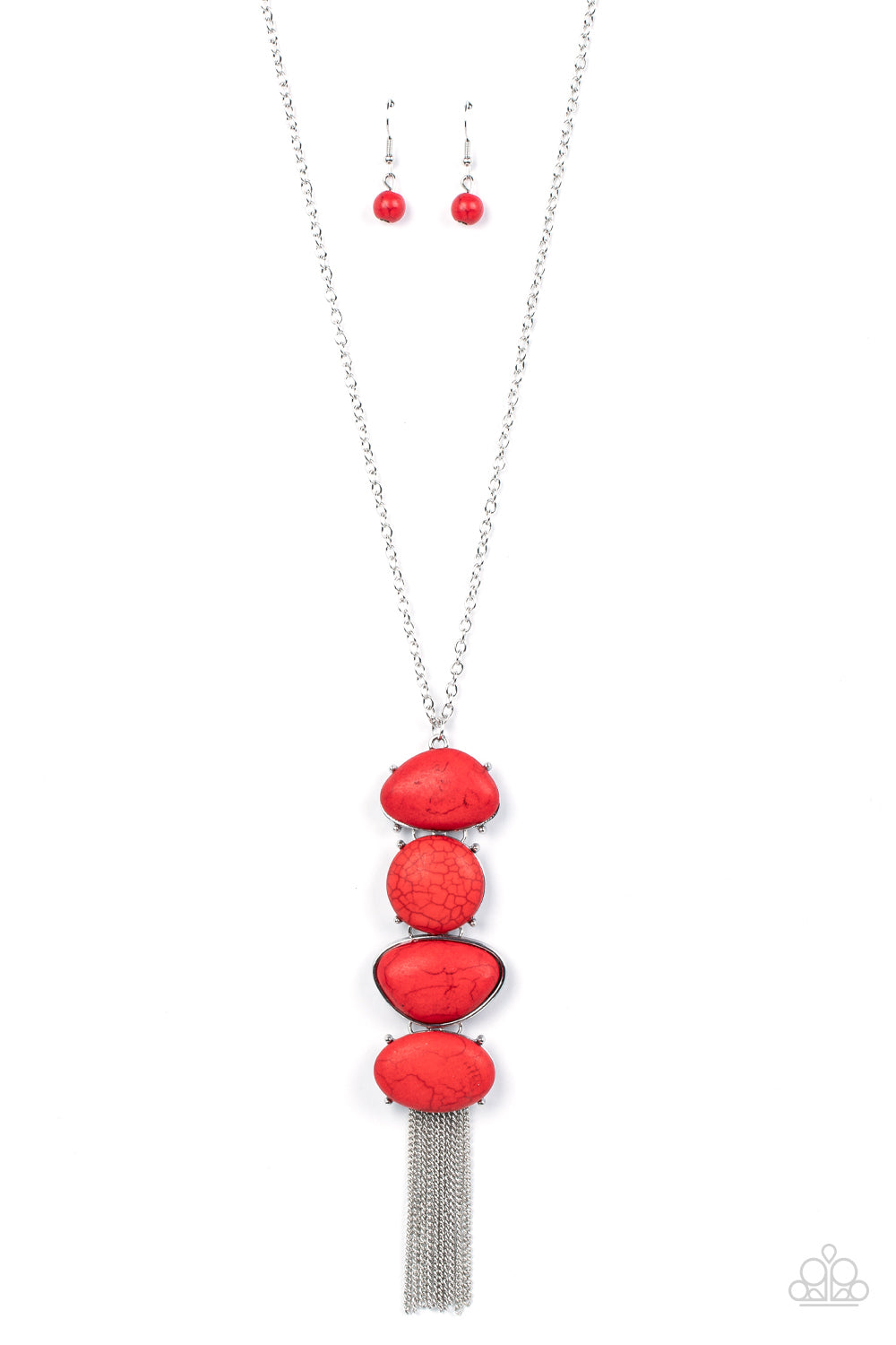 Hidden Lagoon - Red Necklace