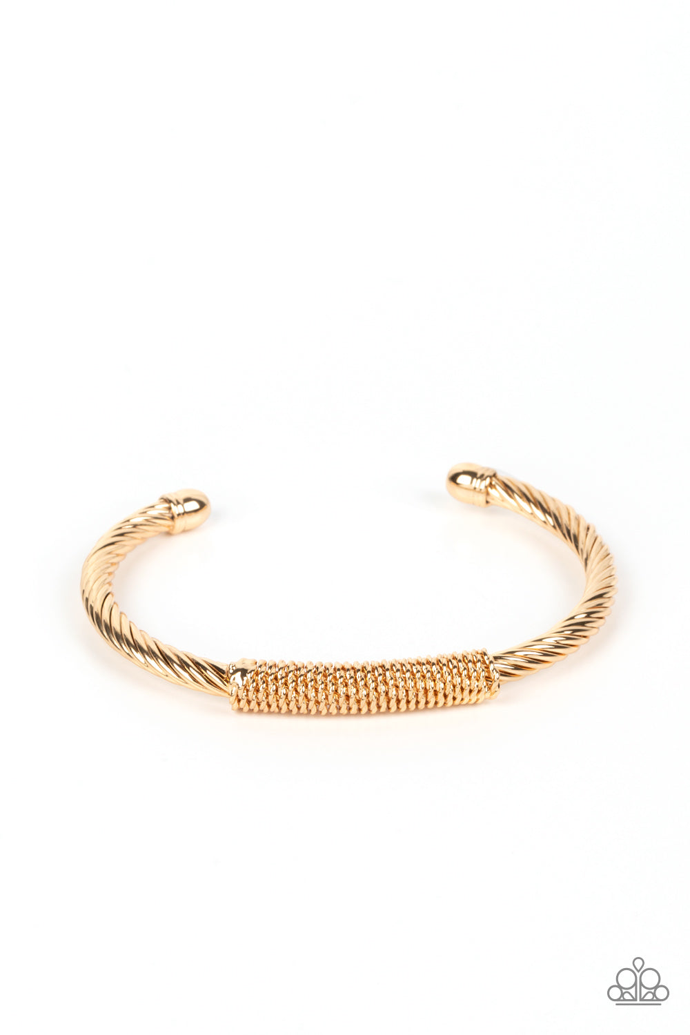 CABLE-Minded - Gold Bracelet