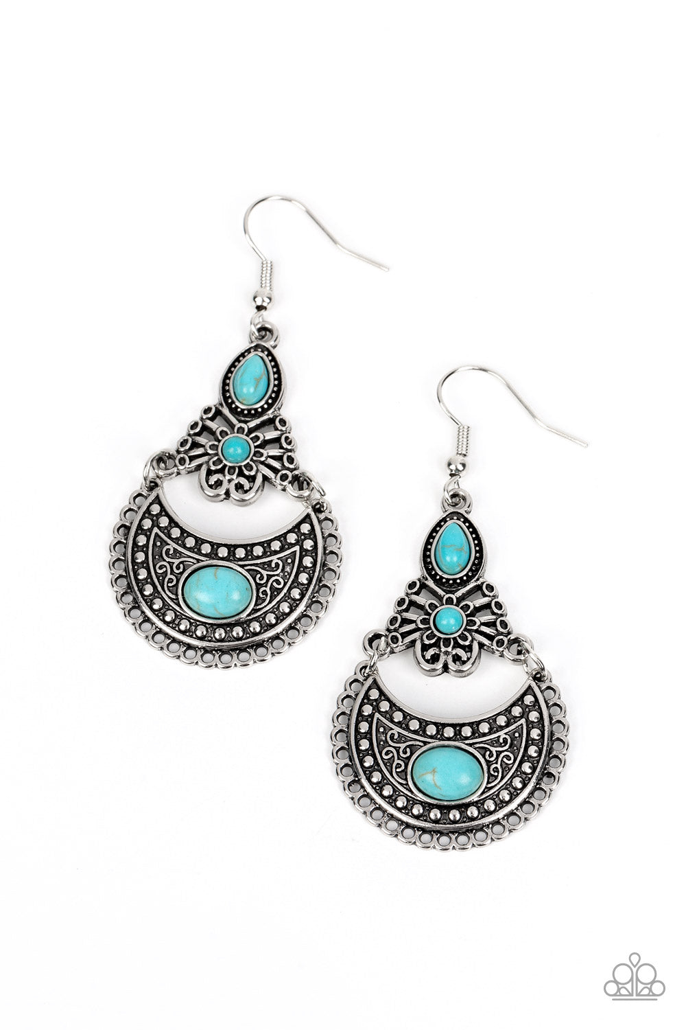 Sahara Samba - Blue Earrings