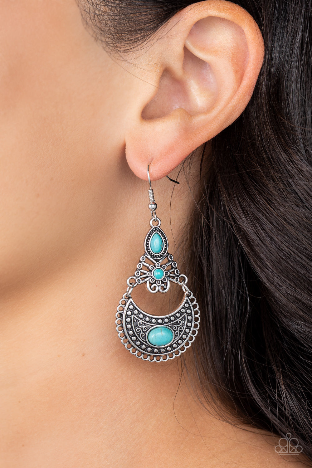 Sahara Samba - Blue Earrings