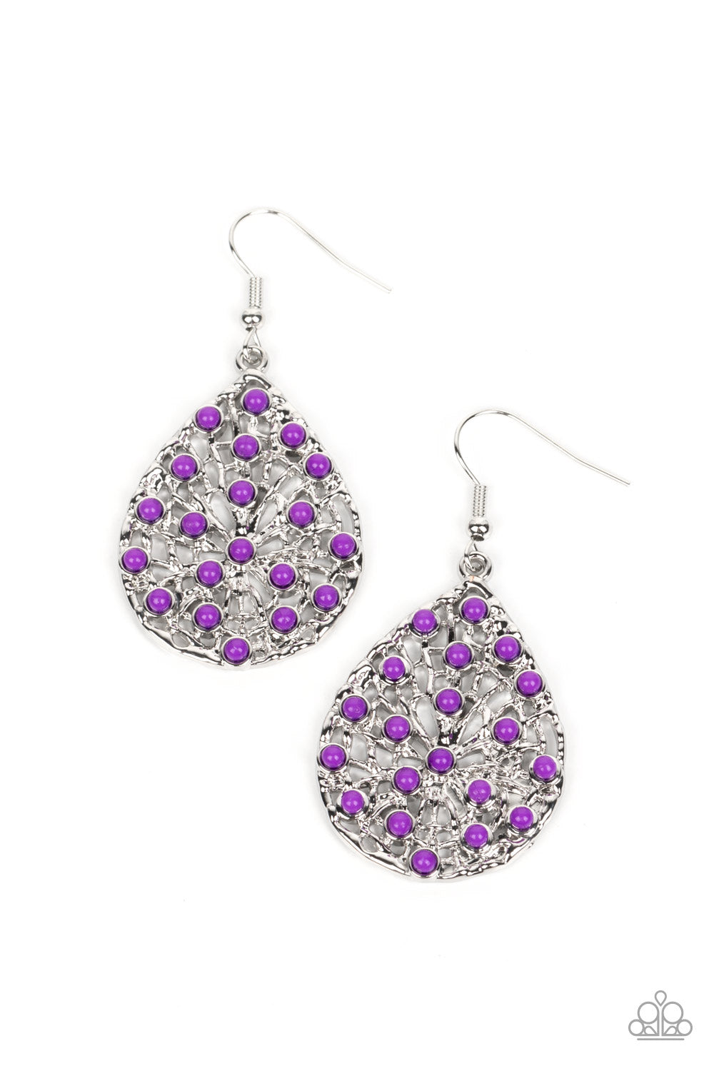 Botanical Berries - Purple Earring