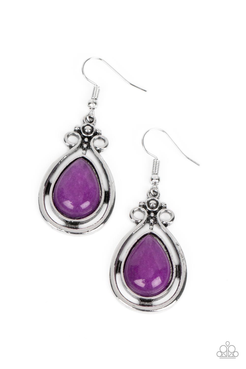 Mountain Mantra - Purple Earring