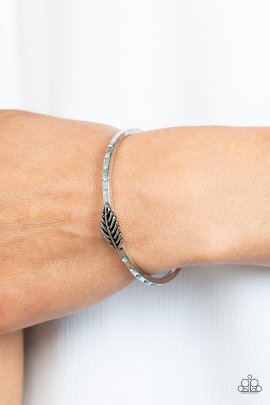 Free-Spirited Shimmer - Blue Bracelet