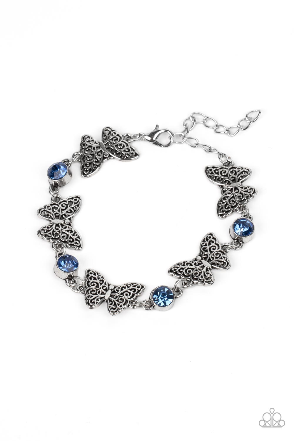 Has a WING to It - Blue Butterfly Bracelet