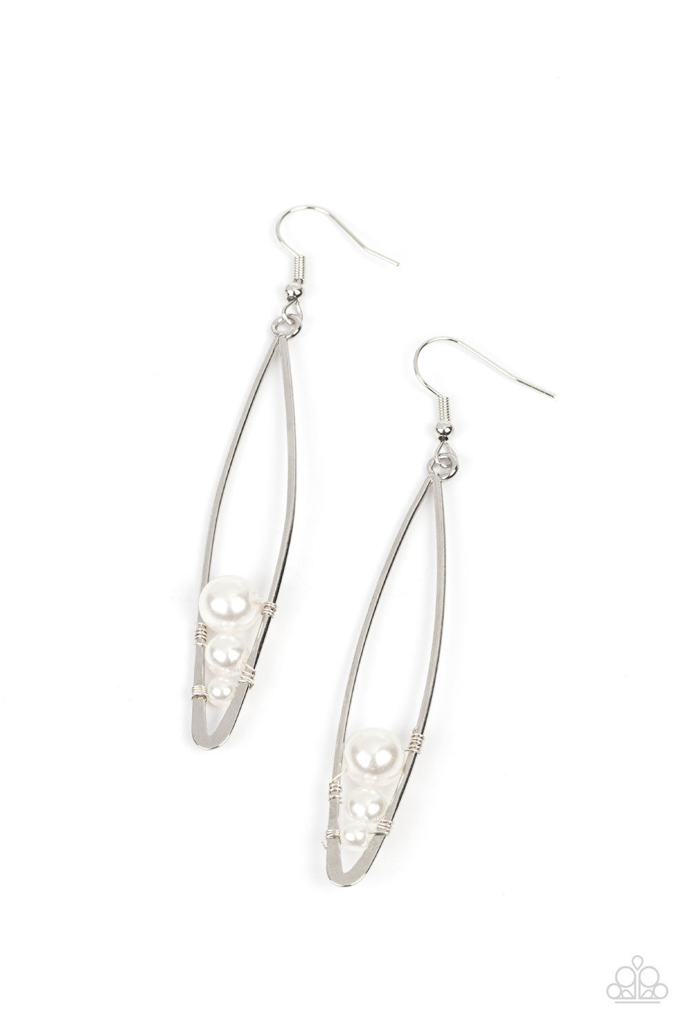 Atlantic Allure - White Earring