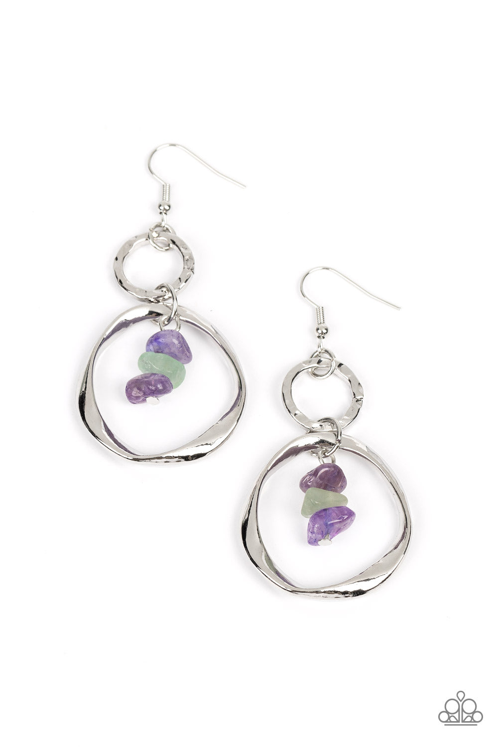 Good-Natured Spirit - Purple Earring