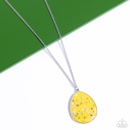 Shimmering Seafloors - Yellow Necklace