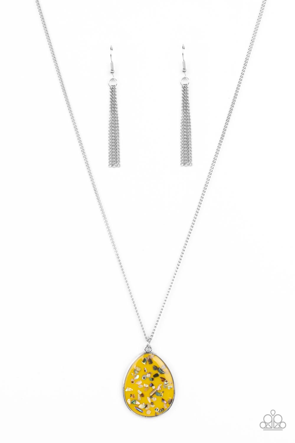 Shimmering Seafloors - Yellow Necklace