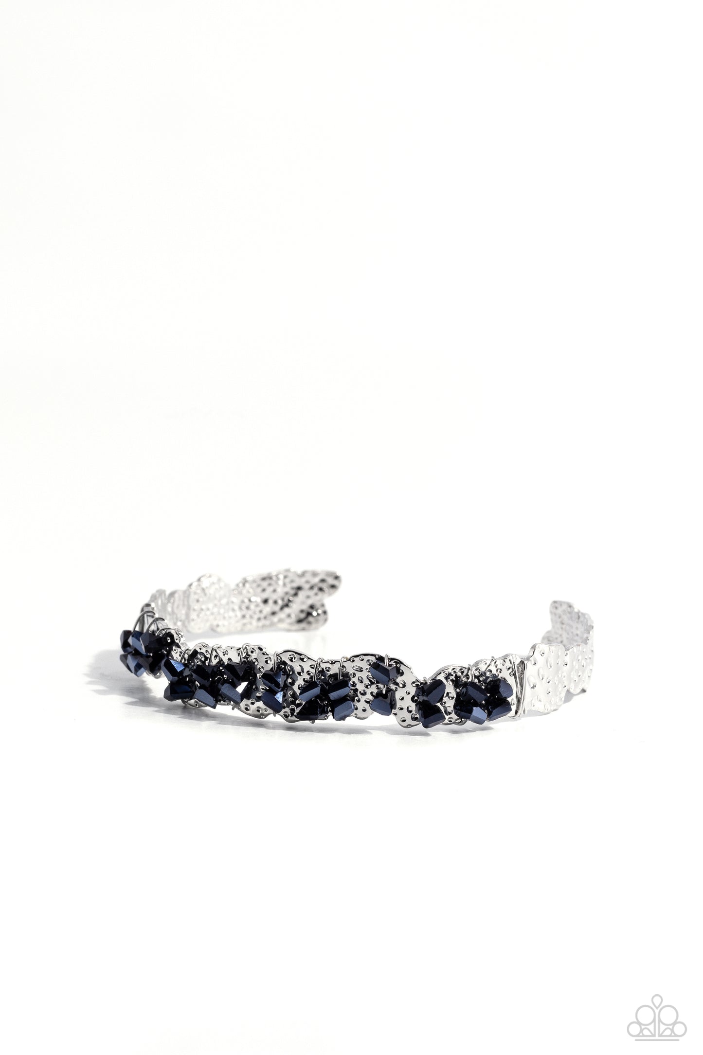 Enticingly Icy - Blue Bracelet