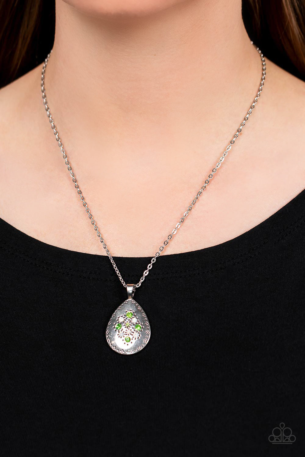 Cozy Cottage - Green Necklace