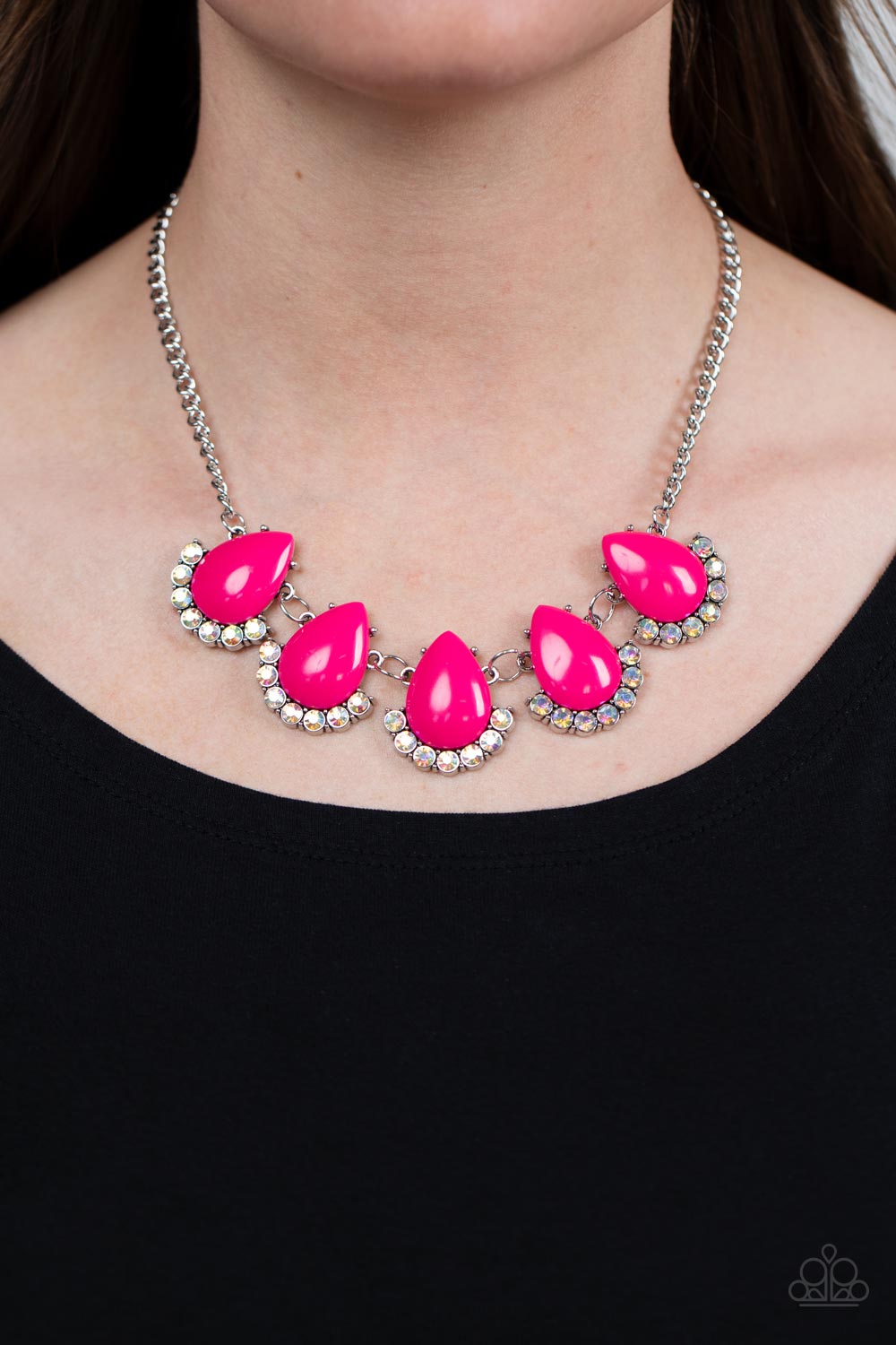 Ethereal Exaggerations - Pink Necklace