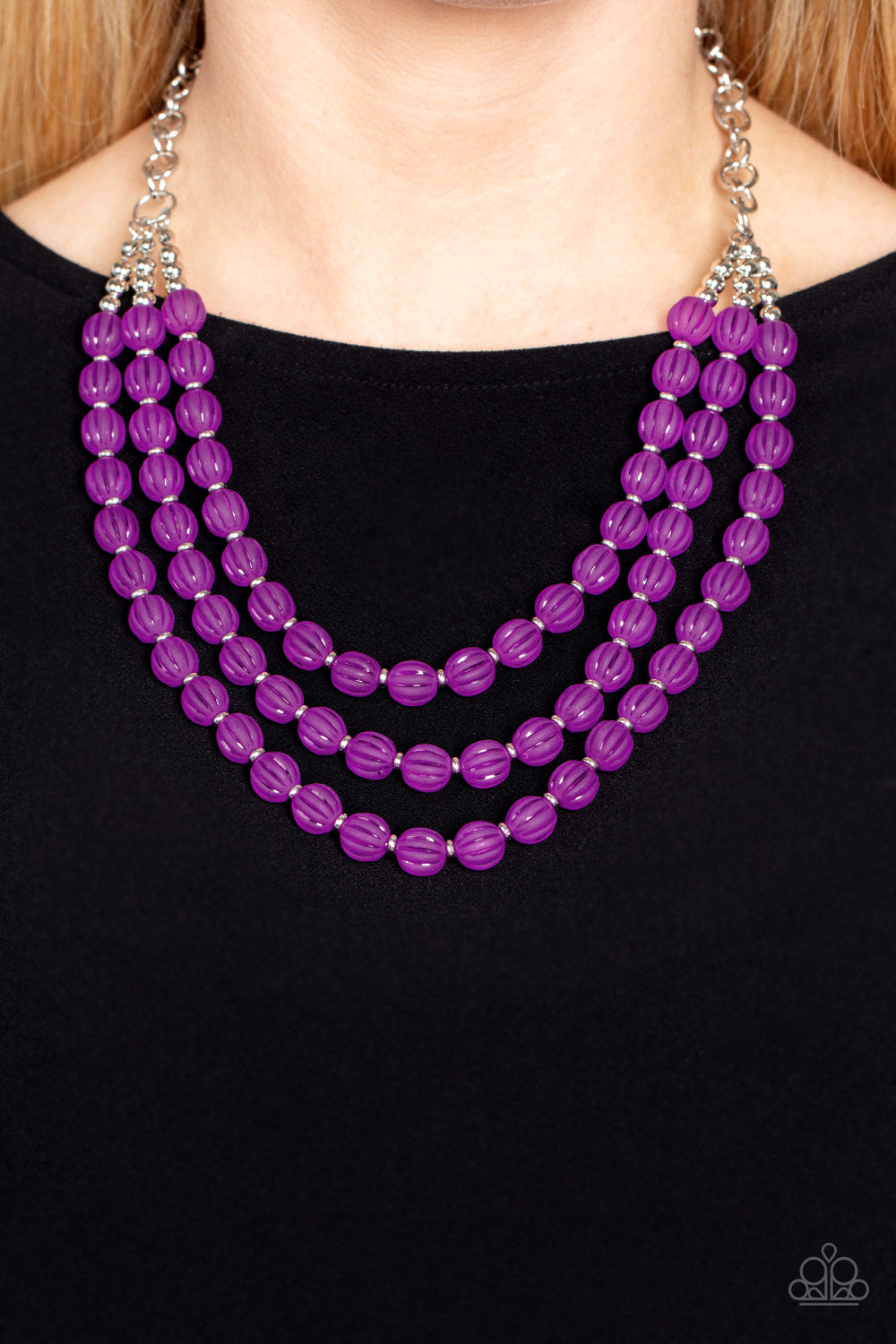 Summer Surprise - Purple Necklace