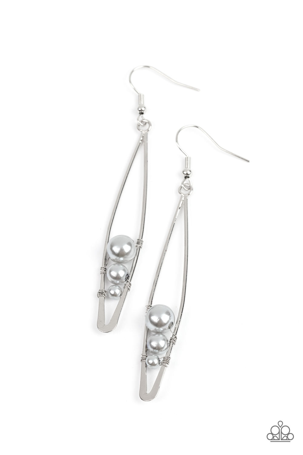 Atlantic Allure - Silver Earring