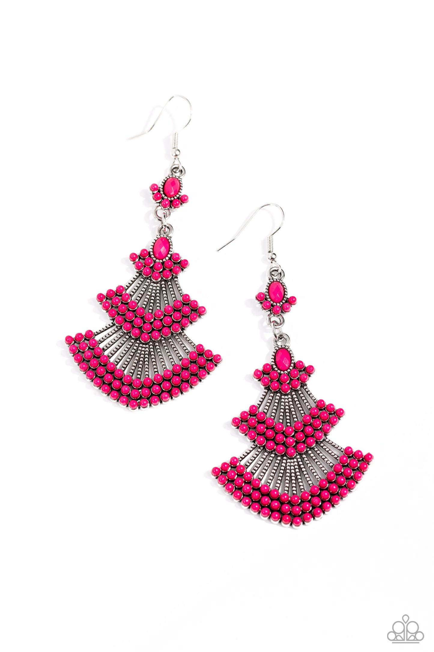 Eastern Expression - Pink Earring