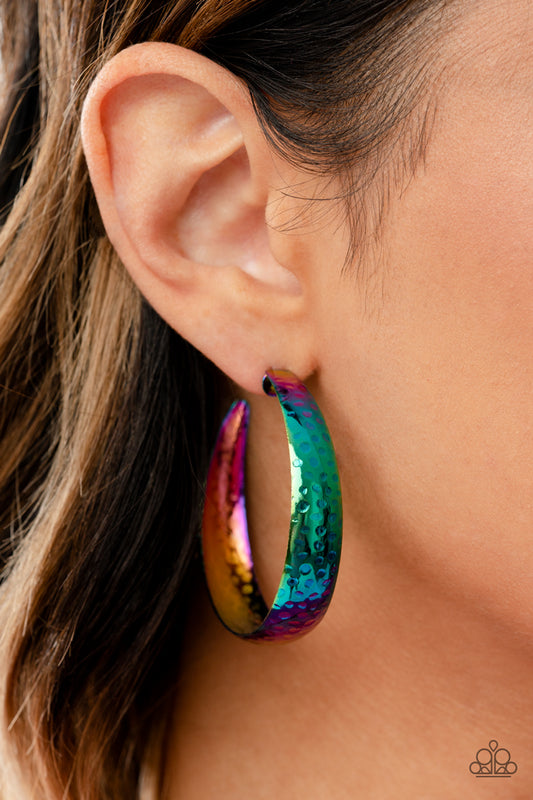 Futuristic Flavor - Multi Hoop Earring - September 2022 Life of the Party - Stacie's Bling Shop