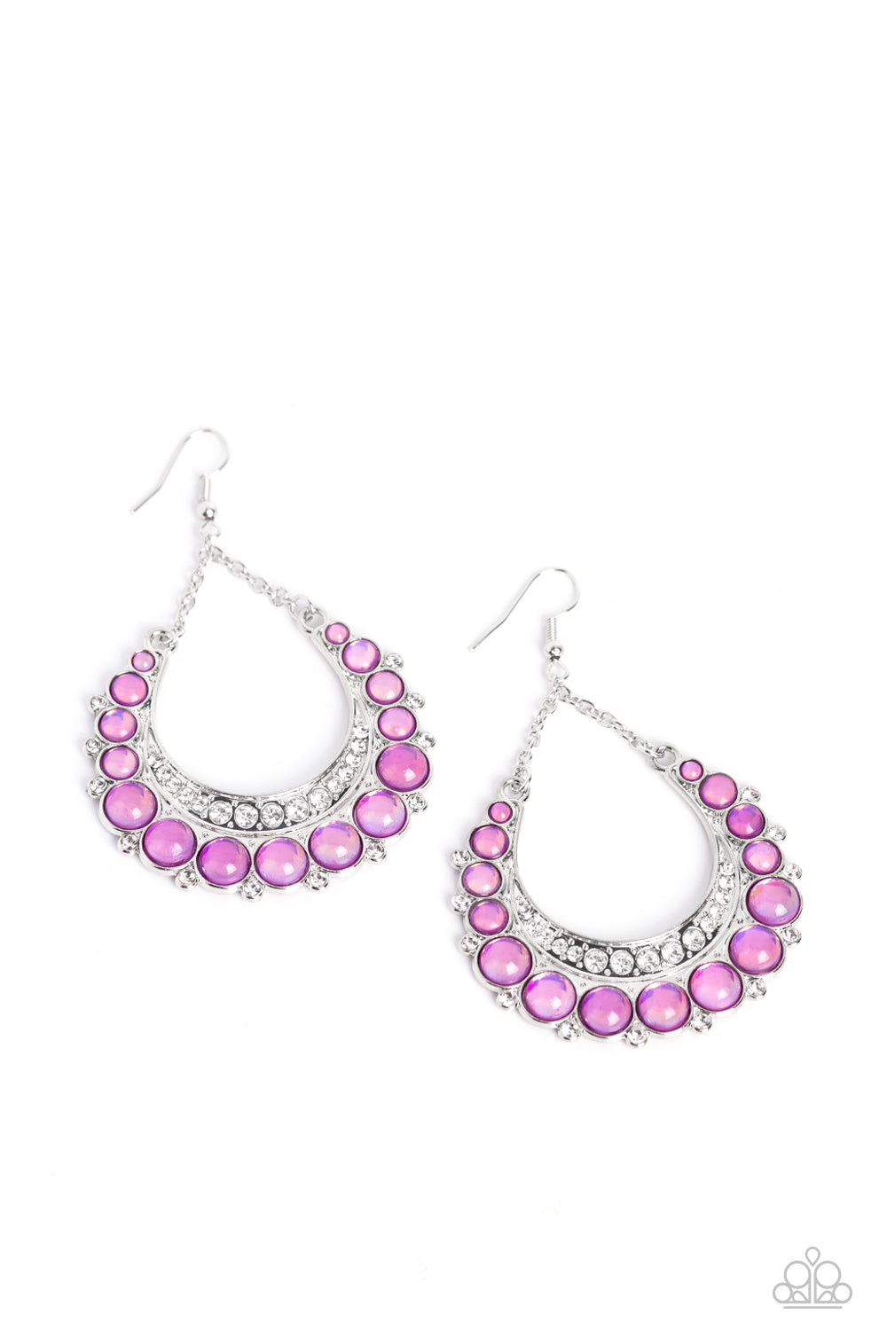 Bubbly Bling - Purple Earring