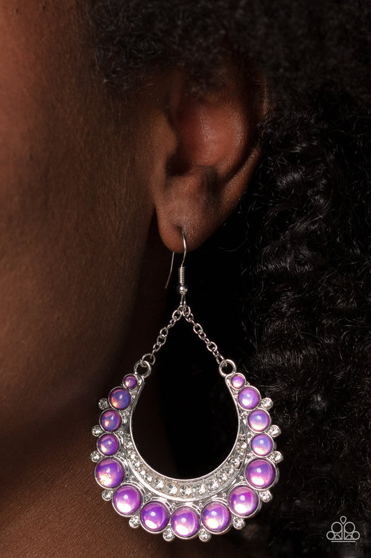 Bubbly Bling - Purple Earring