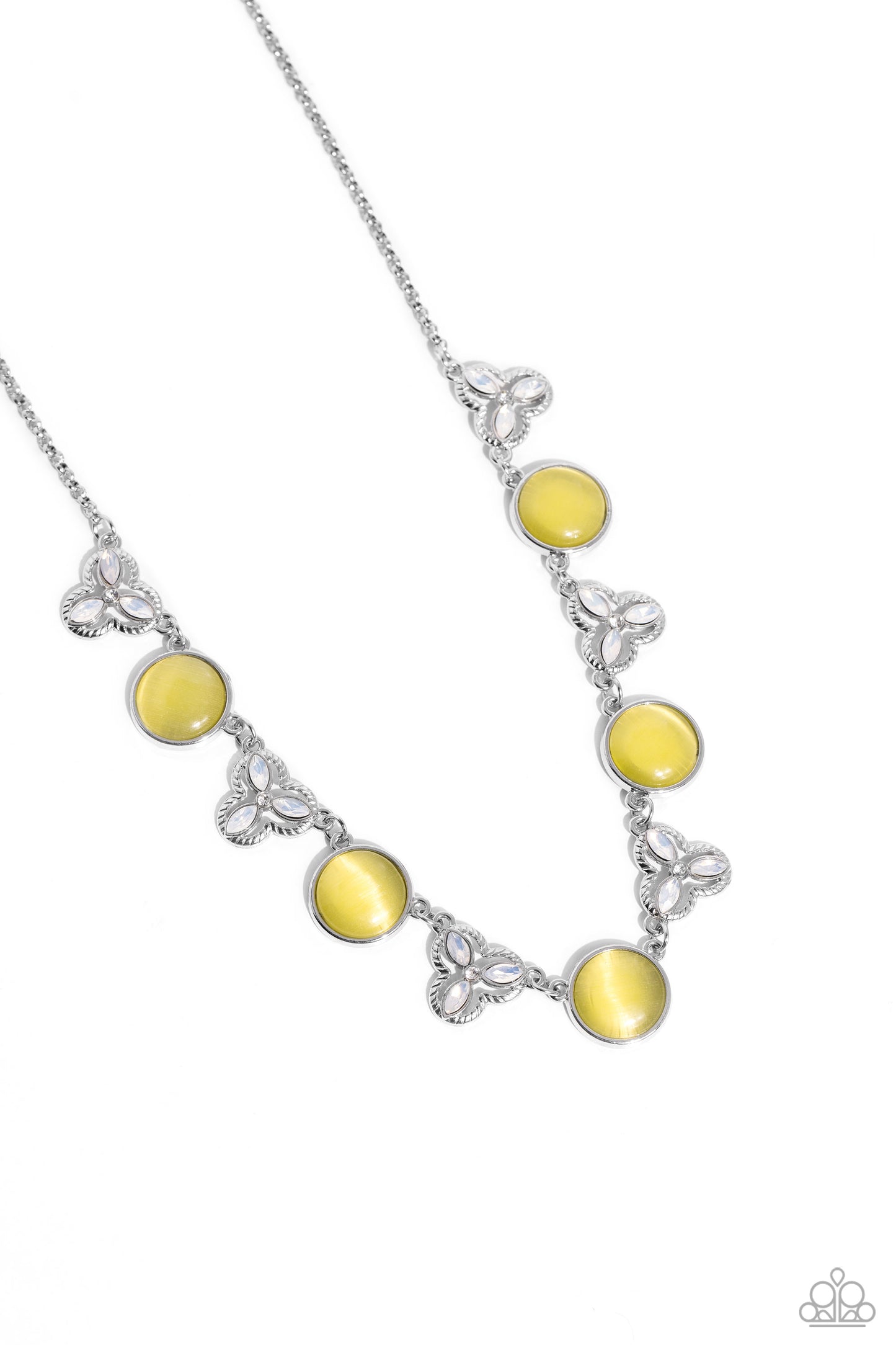 Floral Crowned - Yellow Necklace