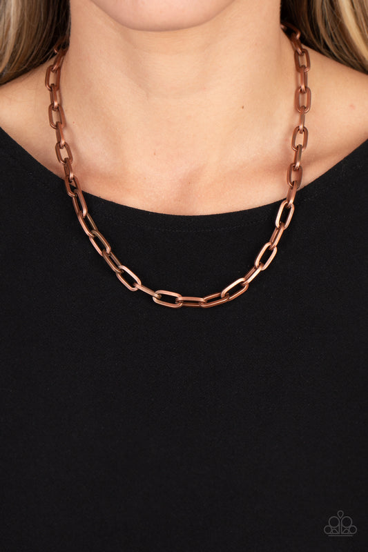 Boston Backdrop - Copper Necklace