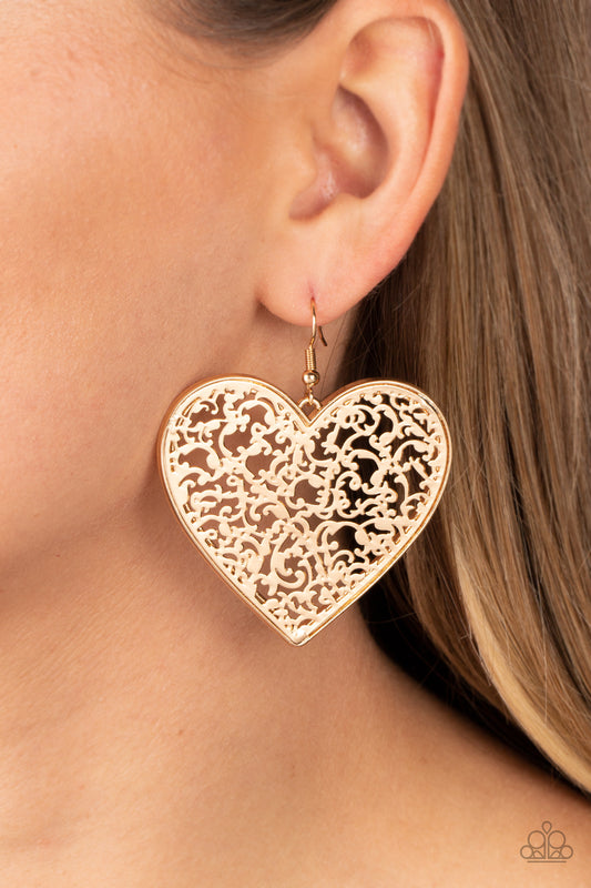 Fairest in the Land - Gold Earrings