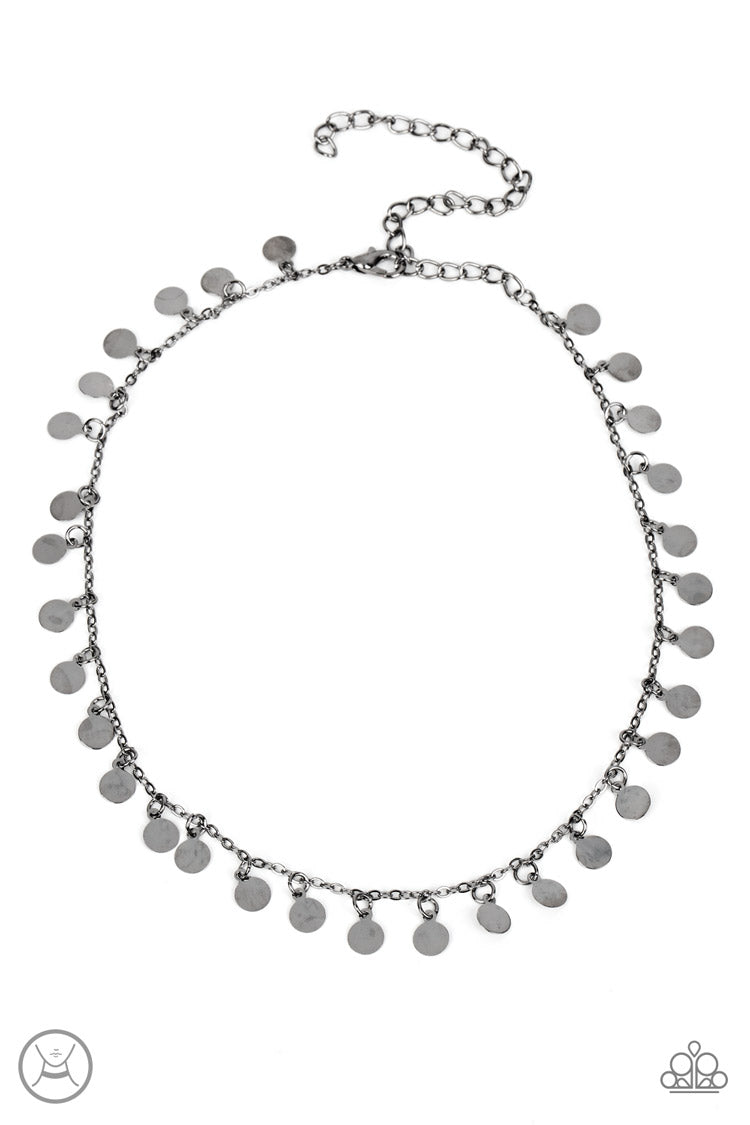 Champagne Catwalk - Black Necklace