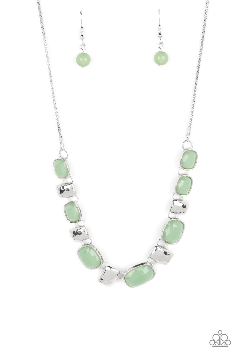 Polished Parade - Green Necklace