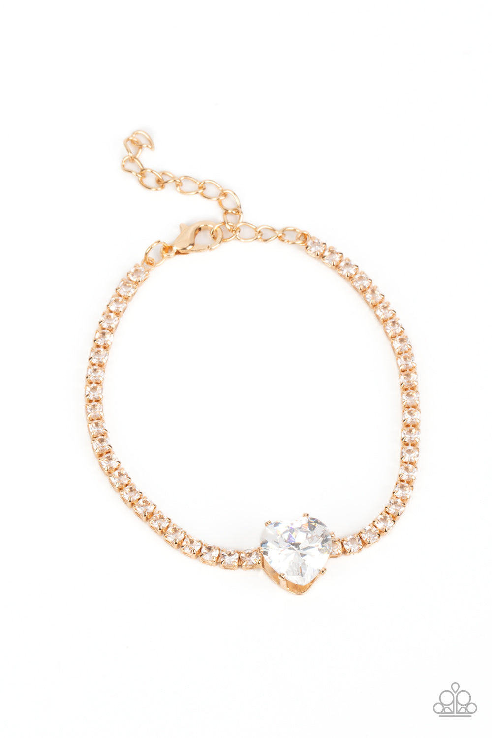 Bedazzled Beauty - Gold Bracelet