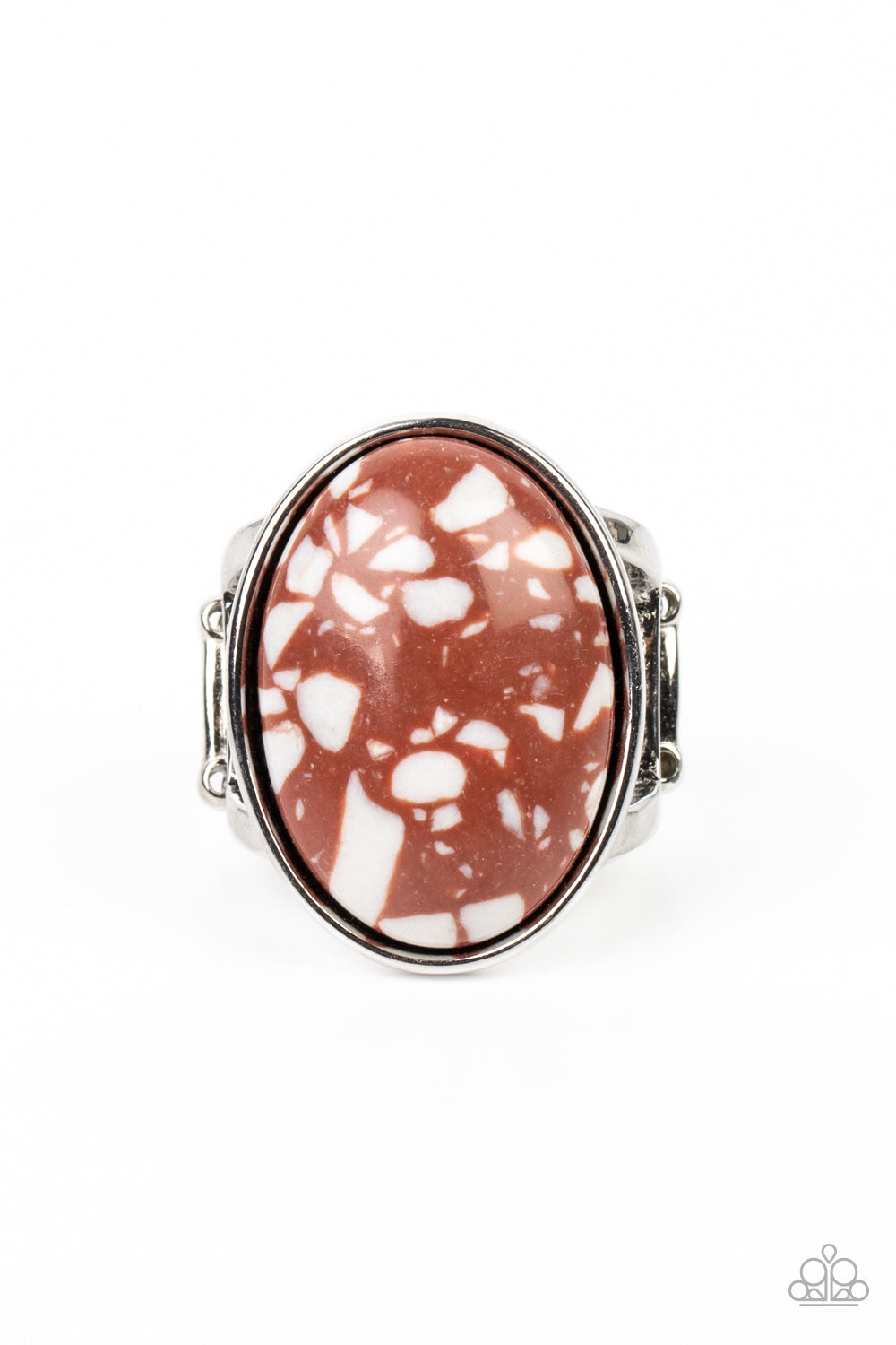 Majestic Marbling - Brown Ring