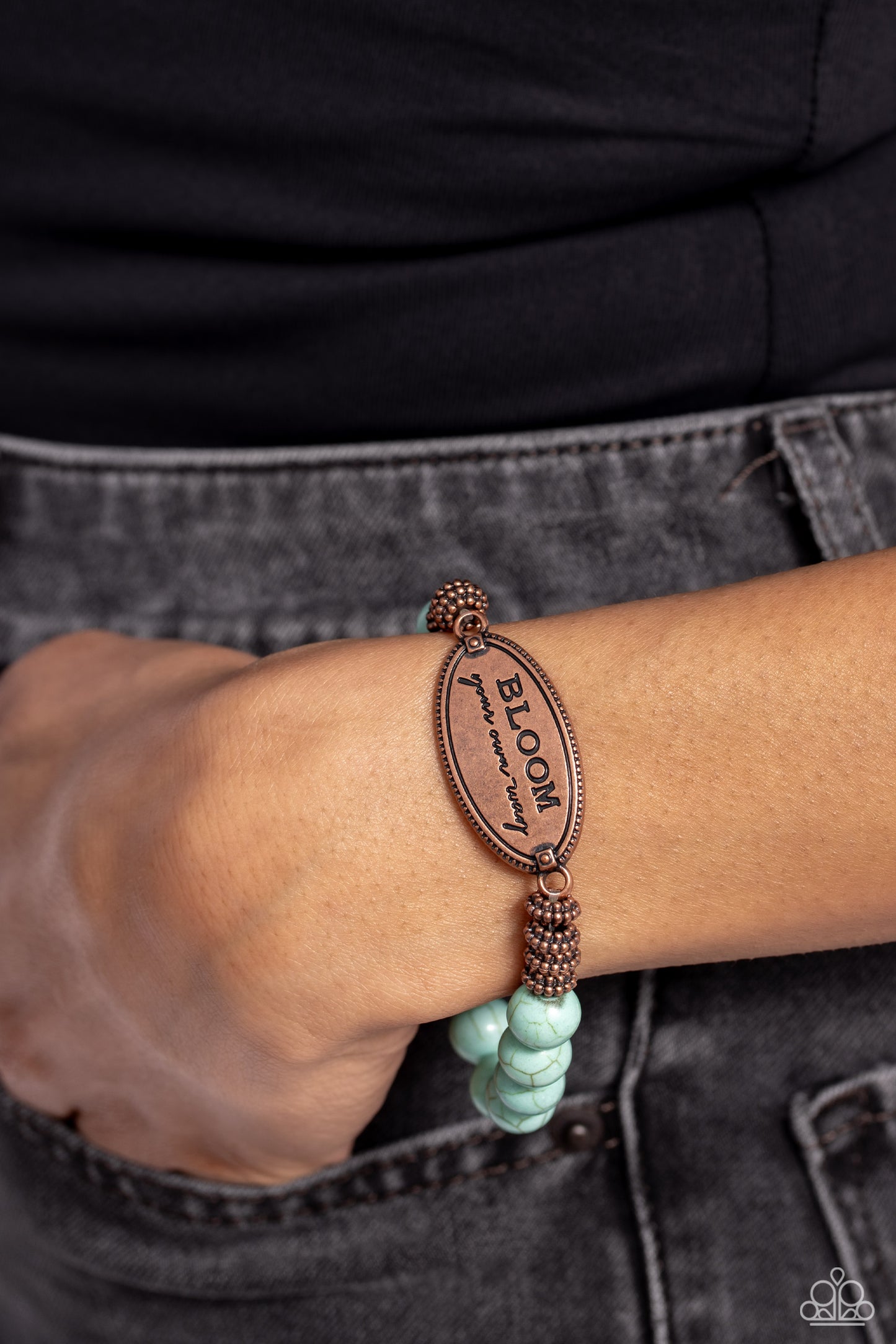 Bedouin Bloom - Copper Bracelet