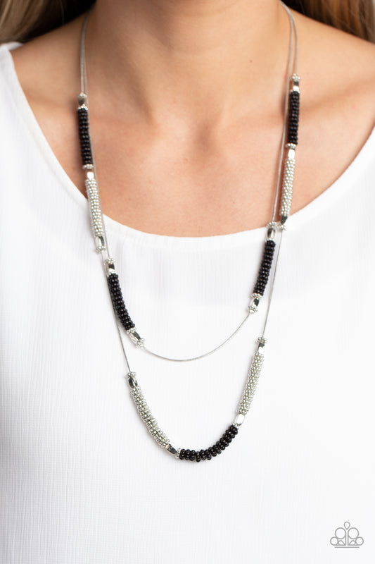 Caviar Chic - Black Necklace