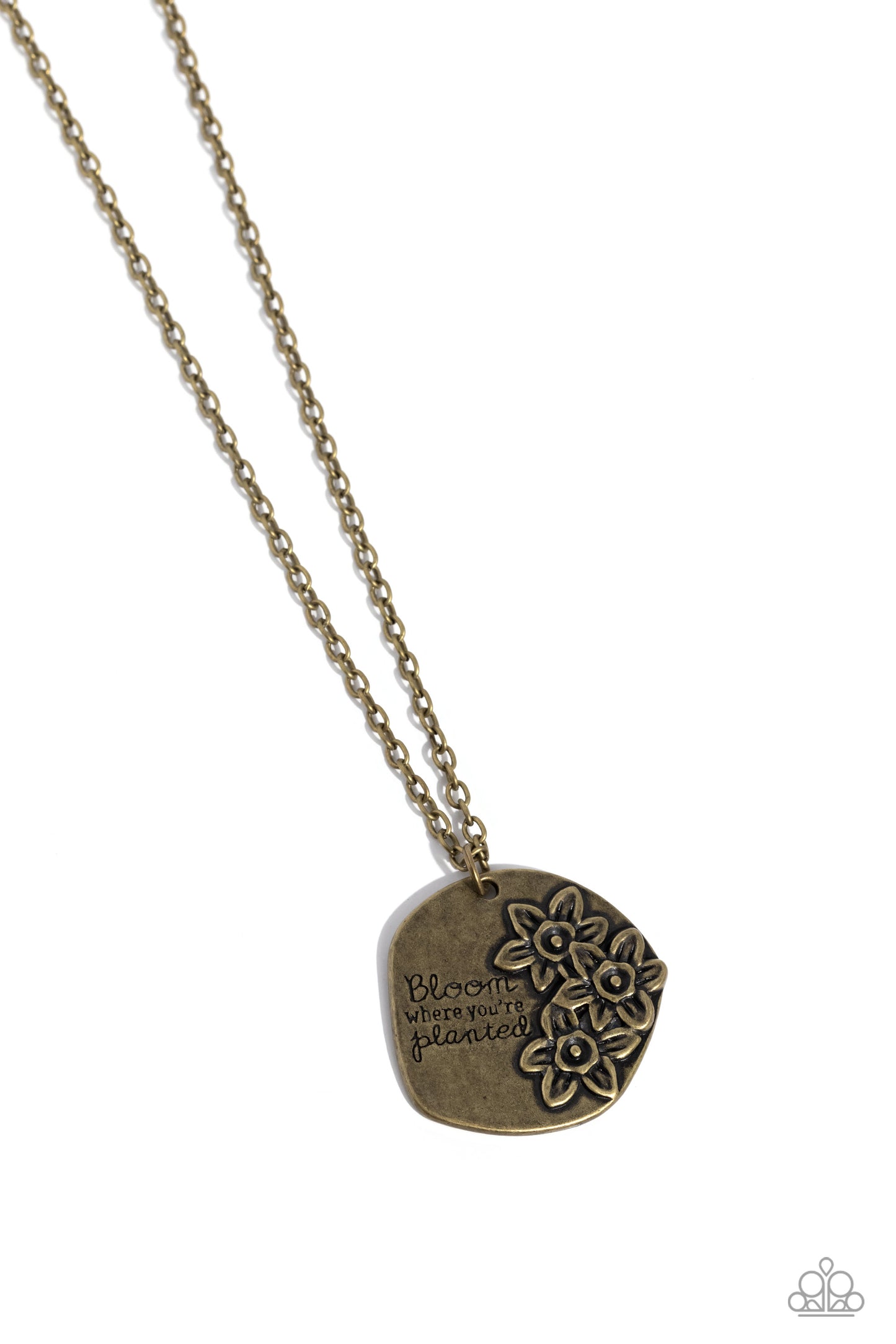 Planted Possibilities - Brass Necklace