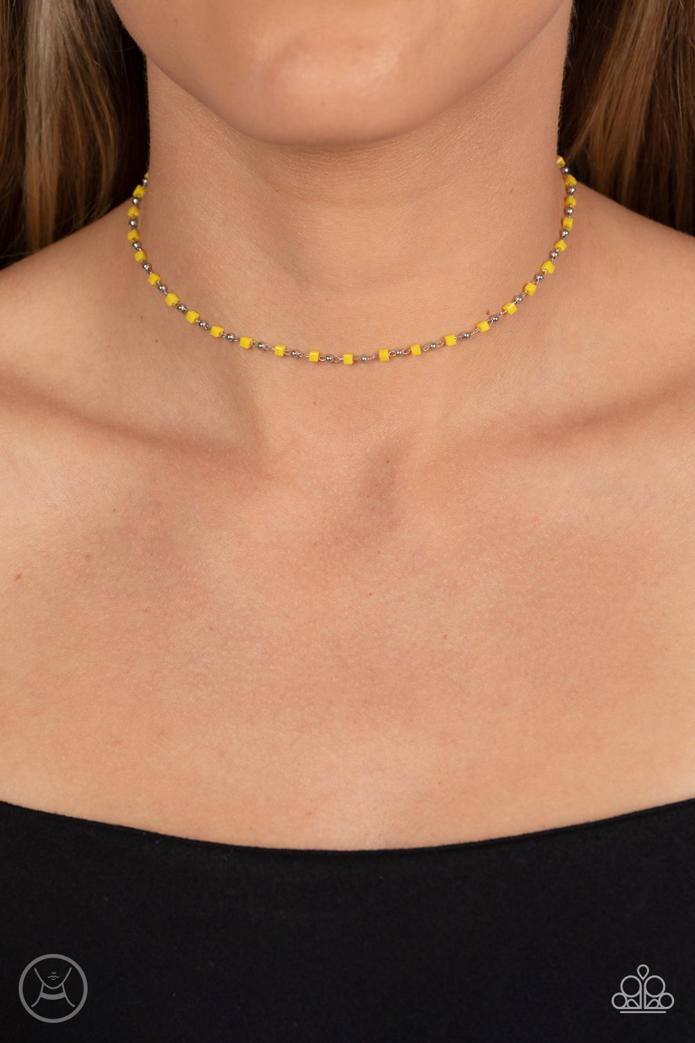 Neon Lights - Yellow Necklace